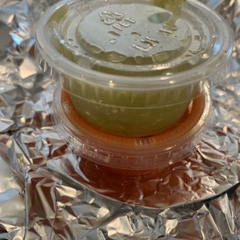 La Posta De Acapulco - Red and green salsa. Not hot really but a good complement to the Mexican salad. - Mexican Near Me - Spring Valley, California La Posta De Acapulco - Red and green salsa. Not hot really but a good complement to the Mexican salad. - Mexican Near Me - Spring Valley, California