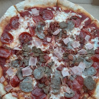 Joe's Pizza - Meat combo medium $21.  Pizza is just an overpriced entree IMO. - Pizza Near Me - Ocoee, Florida