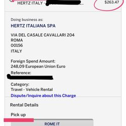 Hertz - Rented this car in FEBRUARY 22nd-25th 2017. So 4 days in total and was charged the full amount on Feb 25th 2017!