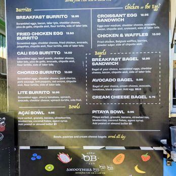 OB Surf Cafe - Menu 9/25 - Breakfast & Brunch Near Me - San Diego, California