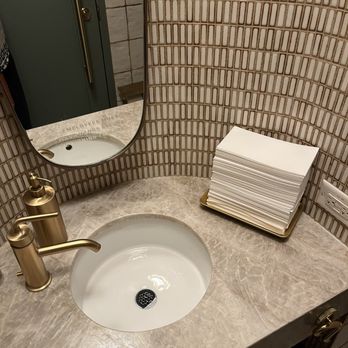 Credence - Beautiful, single stall, restrooms, exceptionally clean - New American Near Me - Houston, Texas