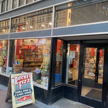 Rocket Fizz - Outside Rocket Fizz Soda Pop and Candy Shop -- 11 October 2024 - Candy Stores Near Me - Cleveland, Ohio