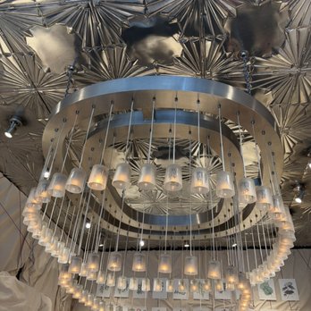 Diptyque Bleecker - The Beautiful Chandelier Made of Upside Down Diptyque Candle Holders - Cosmetics & Beauty Supply Near Me - New York, New York Diptyque Bleecker - The Beautiful Chandelier Made of Upside Down Diptyque Candle Holders - Cosmetics & Beauty Supply Near Me - New York, New York