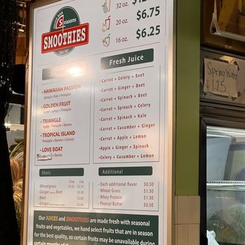 Four Seasons Juice Bar - Menu - Juice Bars & Smoothies Near Me - Philadelphia, Pennsylvania Four Seasons Juice Bar - Menu - Juice Bars & Smoothies Near Me - Philadelphia, Pennsylvania