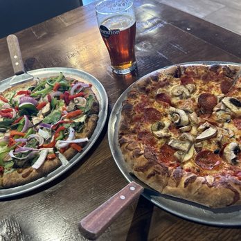 Restoration Pizza - Vegan/cauliflower and pepperoni/mushroom - Pizza Near Me - Albuquerque, New Mexico