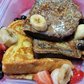 Honey Biscuit Breakfast & Lunch - French toast trio (delivery) - Breakfast & Brunch Near Me - Mount Prospect, Illinois Honey Biscuit Breakfast & Lunch - French toast trio (delivery) - Breakfast & Brunch Near Me - Mount Prospect, Illinois