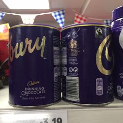 Tesco Express - I love Cadbury chocolate.