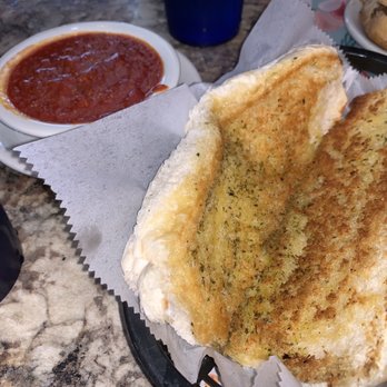 D'Atri's Restaurant - Garlic Bread with a side of marinara. Excellent. - Sandwiches Near Me - La Vale, Maryland