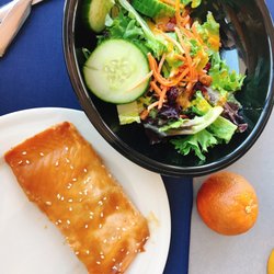 Atrium Dining Room - Glazed salmon