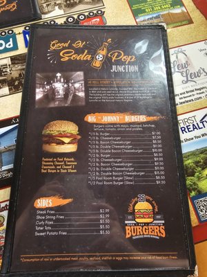Menu photo 3 Soda Pop Junction Lynnville, TN Menu photo 3 Soda Pop Junction Lynnville, TN