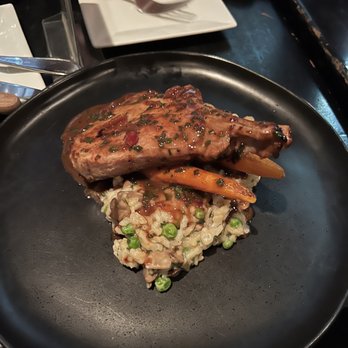Time - Pan seared pork chop - New American Near Me - Philadelphia, Pennsylvania