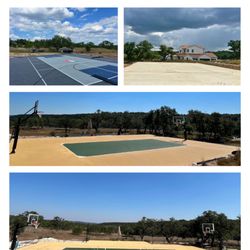My Backyard Sports - Austin - Sport tiles to Court Painting Transformation
