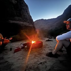 Kayak Horseshoe Bend - Camping at 6 Mile campsite.  Beautiful night - all of the stars included at no additional charge