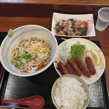 Udon St Marks - Sausage Set, Takoyaki - Japanese Near Me - New York, New York