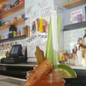 Mom's Kitchen & Bar - Spicy Texas bloody Mary.. Uhm it was just ook.. The shrimp smelled a little funcky.. - Bars Near Me - Astoria, New York Mom's Kitchen & Bar - Spicy Texas bloody Mary.. Uhm it was just ook.. The shrimp smelled a little funcky.. - Bars Near Me - Astoria, New York