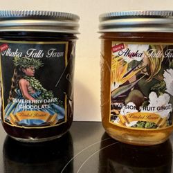 Akaka Falls Farm Jams Butter & Honeys - These flavors were also luscious...well, after sampling at the Farmers Market, I bought them, too.