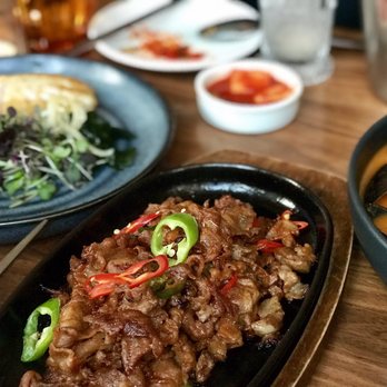 Haenyeo - Spicy slices of pork barbecue - Korean Near Me - Brooklyn, New York Haenyeo - Spicy slices of pork barbecue - Korean Near Me - Brooklyn, New York