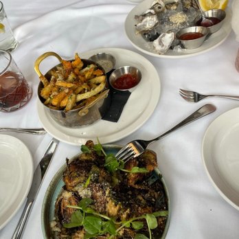 Glowbal - Truffle fries, Brussels, oysters and whisky glass - Canadian (New) Near Me - Vancouver, British Columbia
