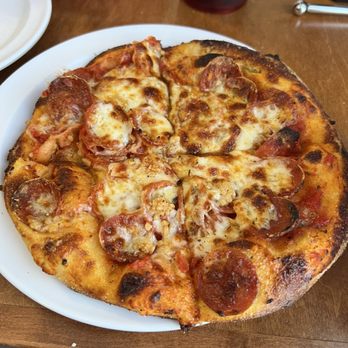 Brittany's Brick Oven Pizza - Personal Pizza with pepperoni - Pizza Near Me - Madison, Indiana Brittany's Brick Oven Pizza - Personal Pizza with pepperoni - Pizza Near Me - Madison, Indiana
