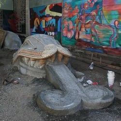 Quetzalcoatl, the Mesoamerican feathered serpent god at birth
