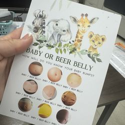 Digitech Printers - A baby shower game