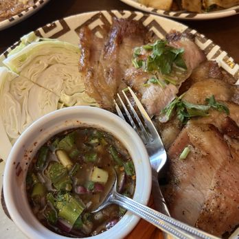 The Sister Restaurant & Cafe - Special item. Pork jowls. - Thai Near Me - Honolulu, Hawaii The Sister Restaurant & Cafe - Special item. Pork jowls. - Thai Near Me - Honolulu, Hawaii