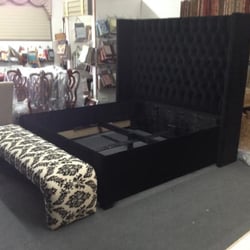 Regal Upholstery & Drapery - This tufted headboard and bed was custom made.
