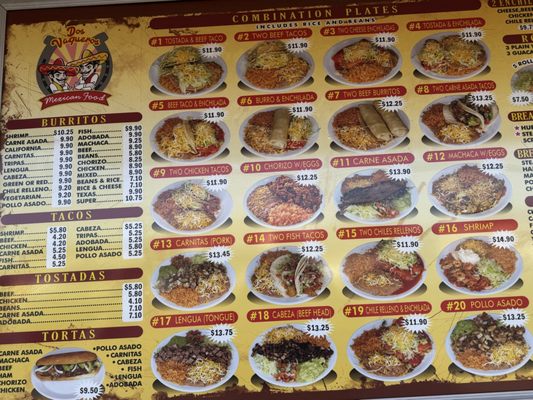Menu photo 2 Dos Vaqueros Mexican Food Phoenix, AZ