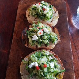 Zucchini bruschetta Zucchini bruschetta