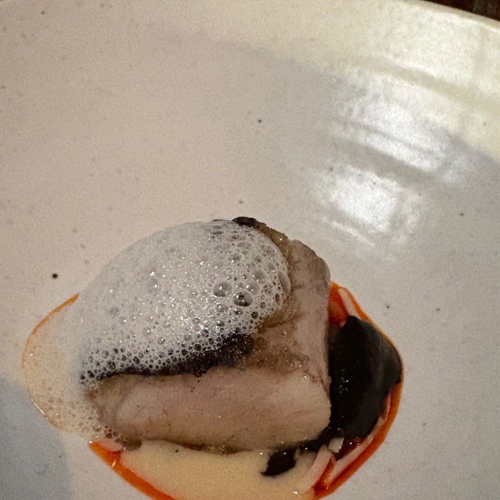 Dae course - black cod w/black bean sauce Dae course - black cod w/black bean sauce