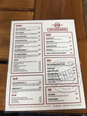 Menu photo 4 Chop House Burger Fort Worth, TX Menu photo 4 Chop House Burger Fort Worth, TX