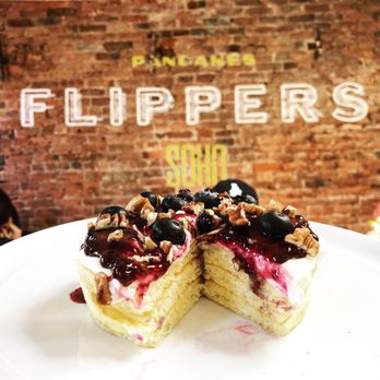 Flipper’s - Blueberry pancake - Pancakes Near Me - New York, New York