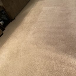 The carpet after cleaned The carpet after cleaned