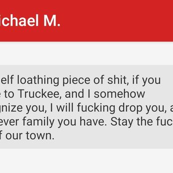 Wagon Train Coffee Shop - This was the response to my review. Threatening my life. - Coffee & Tea Near Me - Truckee, California Wagon Train Coffee Shop - This was the response to my review. Threatening my life. - Coffee & Tea Near Me - Truckee, California