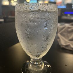 Water served with your drink.