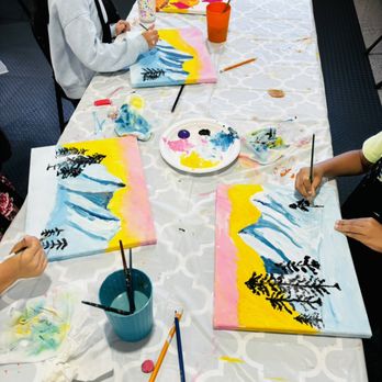 Fun with Art - Painting thanksgiving camp.. - Paint & Sip Near Me - San Jose, California