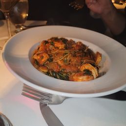 Pasta shrimp