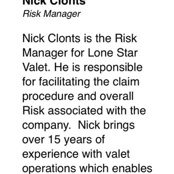 Lone Star Valet - The jokester---Nick Clout - Valet Services Near Me - Dallas, Texas