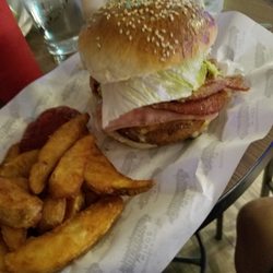 Chiltepino's Wings - The wings are excellent, went back the next day to try a burger ... absolutely terrible the patty is some kind of compressed meat ..