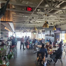Indoor and outdoor seating.