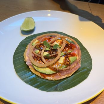 LMNO - Tuna tostada - Mexican Near Me - Philadelphia, Pennsylvania