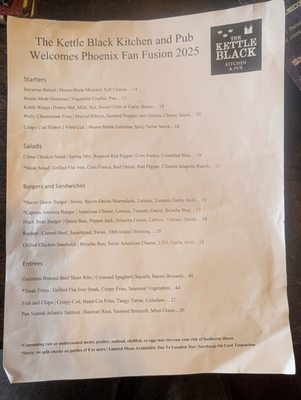 Menu photo 6 The Kettle Black Kitchen & Pub Phoenix, AZ Menu photo 6 The Kettle Black Kitchen & Pub Phoenix, AZ