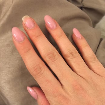 Village Nail Salon - Middle nail broke after 2 days. I asked for almond shaped, this is oval. She didn't even clean cuticle beds! - Nail Salons Near Me - Warren, New Jersey Village Nail Salon - Middle nail broke after 2 days. I asked for almond shaped, this is oval. She didn't even clean cuticle beds! - Nail Salons Near Me - Warren, New Jersey