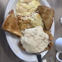 Sunflower Kitchen - Sunflower Kitchen Chicken Fried Steak and eggs