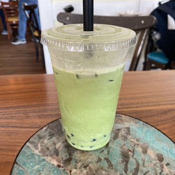 Urth Caffe - Organic Green Tea Boba - Coffee & Tea Near Me - Laguna Beach, California
