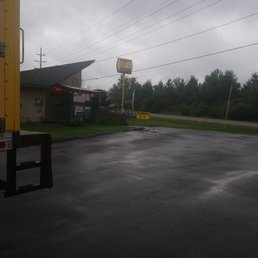 an empty parking lot an empty parking lot