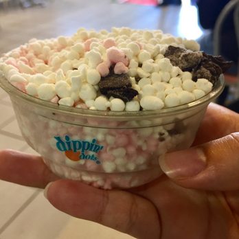 Dippin' Dots - Small Dippin' Dots with half Strawberry Cheesecake and half Cookies and Cream flavor. - Ice Cream & Frozen Yogurt Near Me - Monterey, California Dippin' Dots - Small Dippin' Dots with half Strawberry Cheesecake and half Cookies and Cream flavor. - Ice Cream & Frozen Yogurt Near Me - Monterey, California