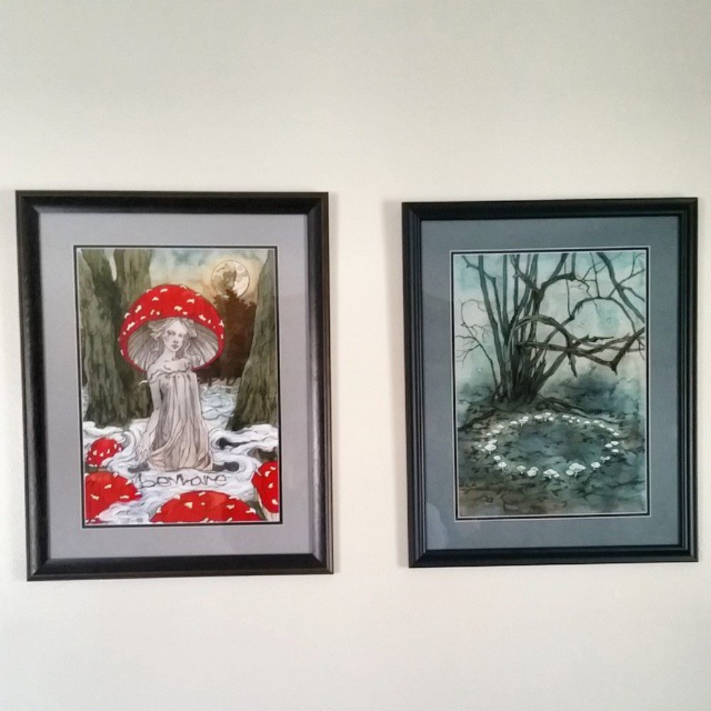 Village Gallery & Framer - Two framed, double matted art prints with UV glass. (Artwork by Liga Klavina) - Art Galleries Near Me - Huron, Ohio Village Gallery & Framer - Two framed, double matted art prints with UV glass. (Artwork by Liga Klavina) - Art Galleries Near Me - Huron, Ohio