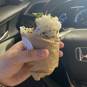 Origami - Dragon Wrap (minus 1 bite bc I forgot to take a picture). Kinda small for $12 - Sushi Bars Near Me - San Ramon, California