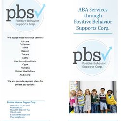 Positive Behavior Supports - We accept different insurances & have options for private payment plans